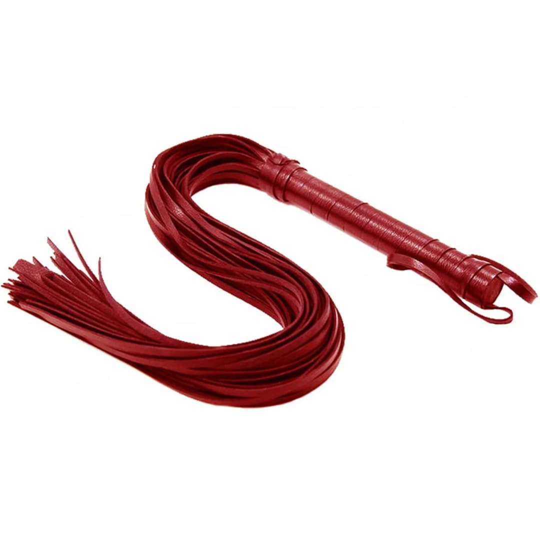 Батіг червоний Flogger Long Leather