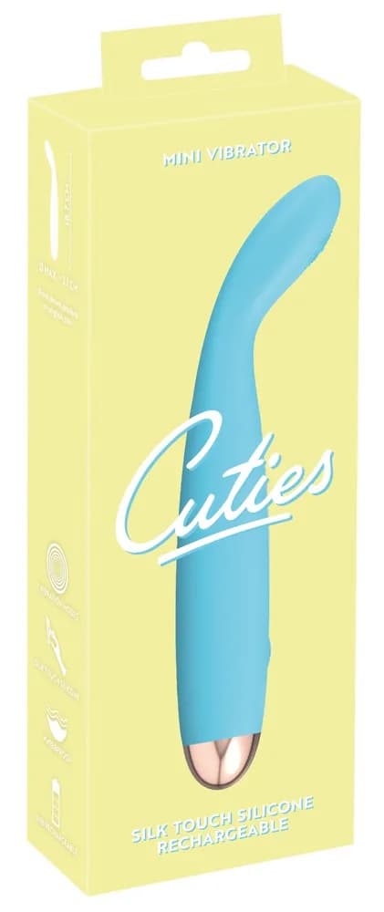 Вібратор Cuties Mini, синій