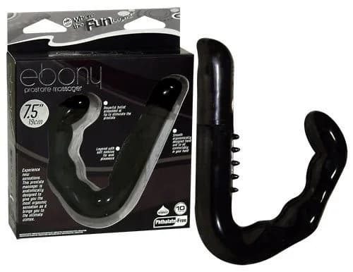 Анальний масажер NMC Ebony Prostate Massager, чорний