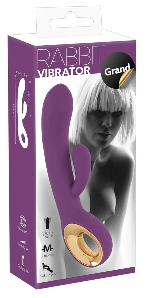 Вібратор Rabbit Grand, фіолетовий