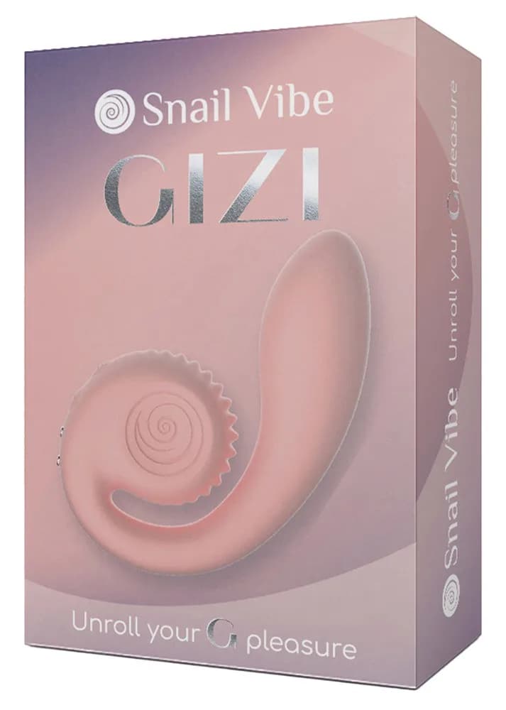 Вібратор для клітора і точки G Snail Vibe Gizi, рожевий