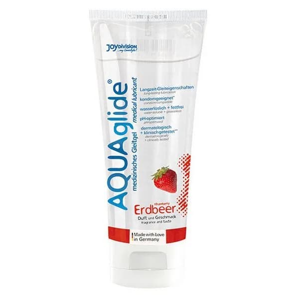 Лубрикант AQUAglide Strawberry, 100ml