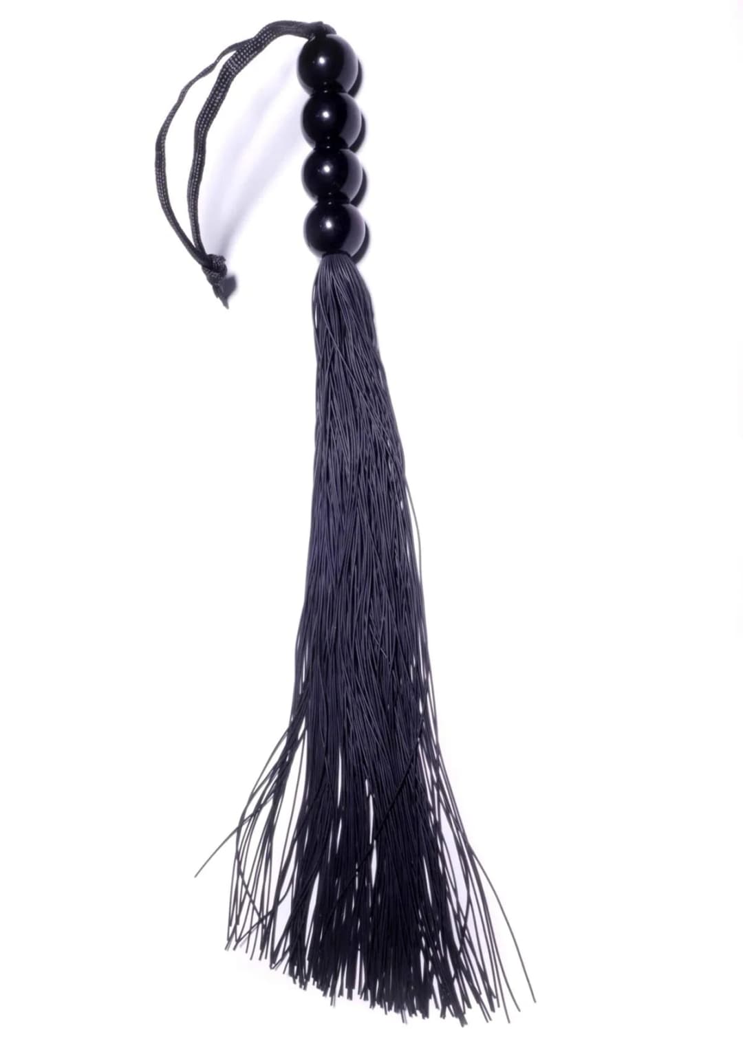 Батіг Silicone Whip, Fetish Boss Series, 35,5 см, чорний