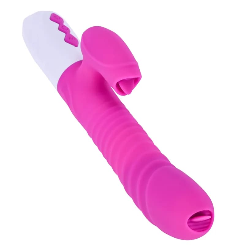 Силіконовий вібрато Вібратор  USB 7 Function and Thrusting Function / Heating