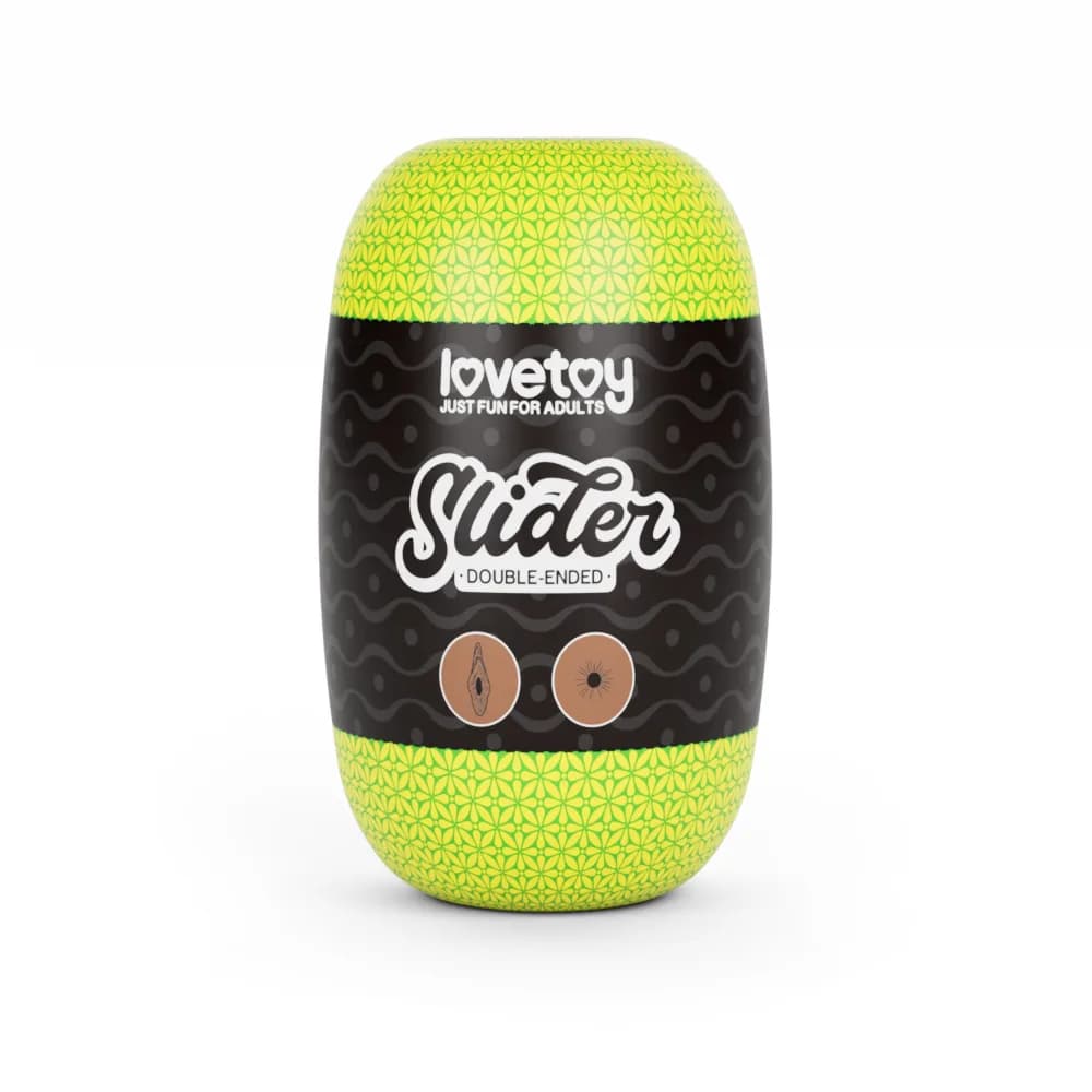 Подвійний мастурбатор вагіна анус SLIDER DOUBLE-ENDED Brown