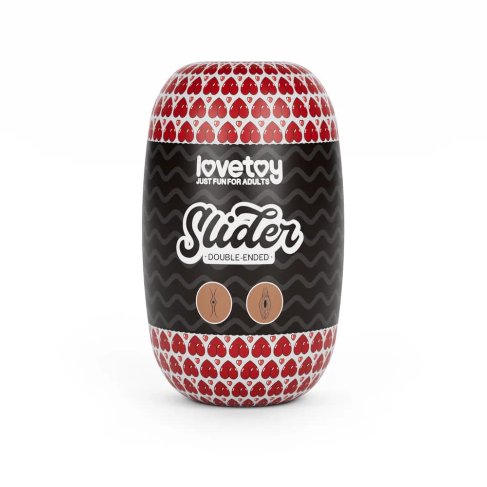 Подвійний мастурбатор вагіна анус SLIDER DOUBLE-ENDED Brown