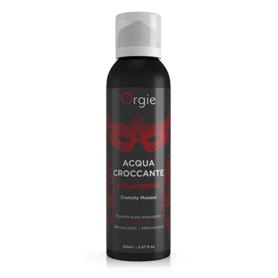 Масажна піна Orgie Acqua Croccante Strawberry, полуниця, 150 мл
