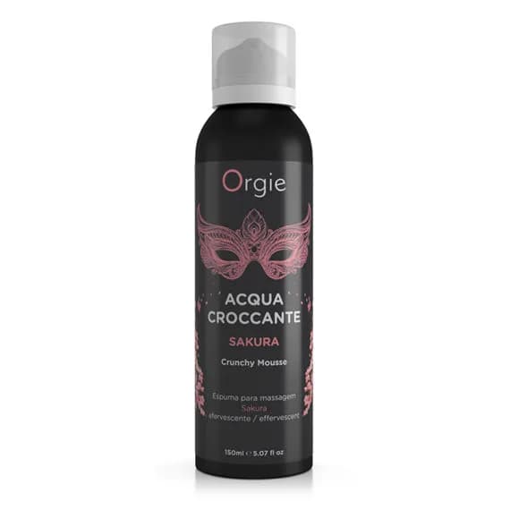 Масажна піна Orgie Acqua Croccante Sakura, квіти сакури, 150 мл