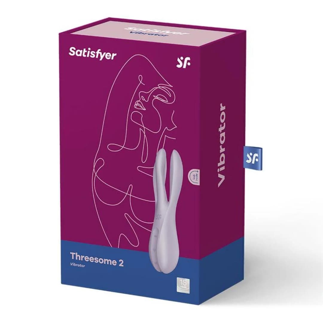 Кліторальний вібратор Satisfyer Threesome 2, фіолетовий
