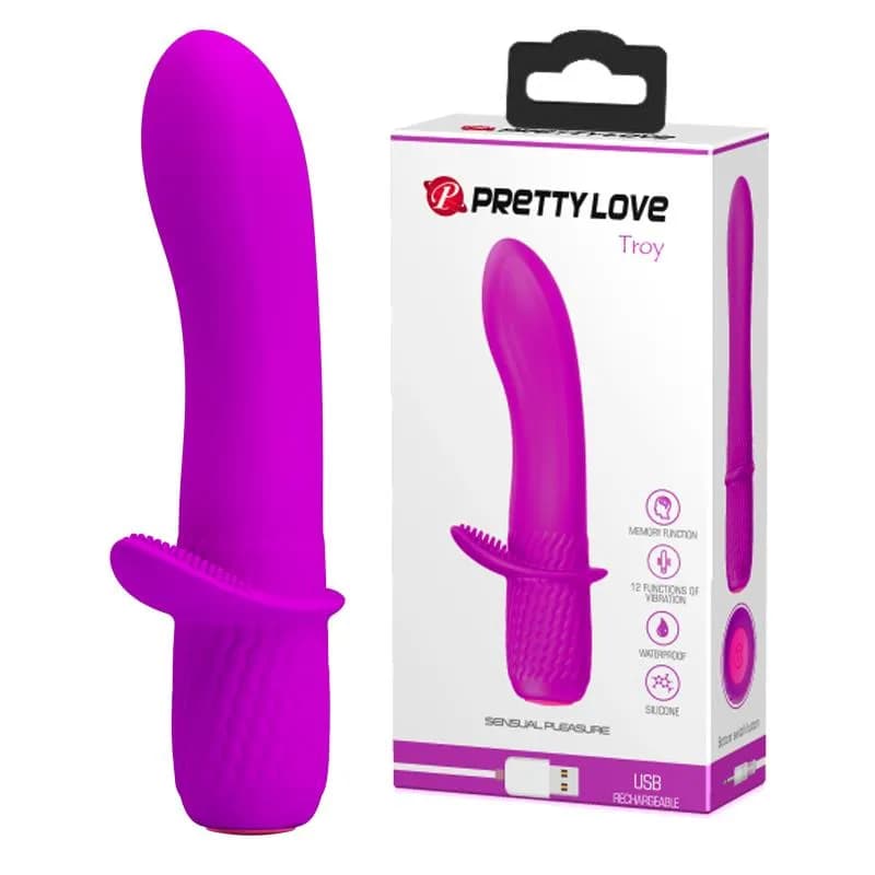 Вібратор PRETTY LOVE - TROY 12 FUNCTIONS USB