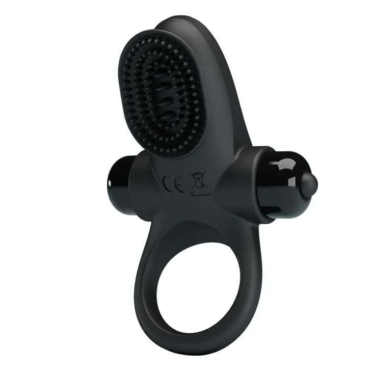 Ерекційне кільце Pretty Love Vibrant Penis Ring II, чорне