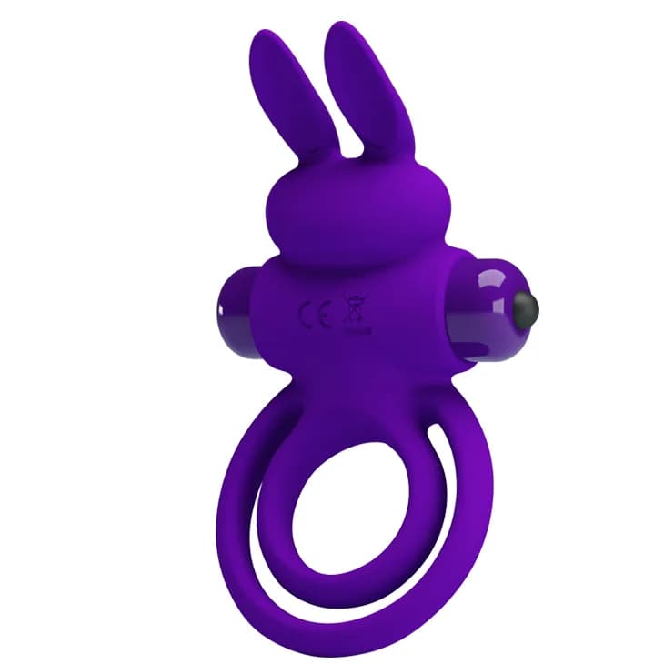 Віброкільце для члена Pretty Love Vibrant Penis Ring III, фіолетове