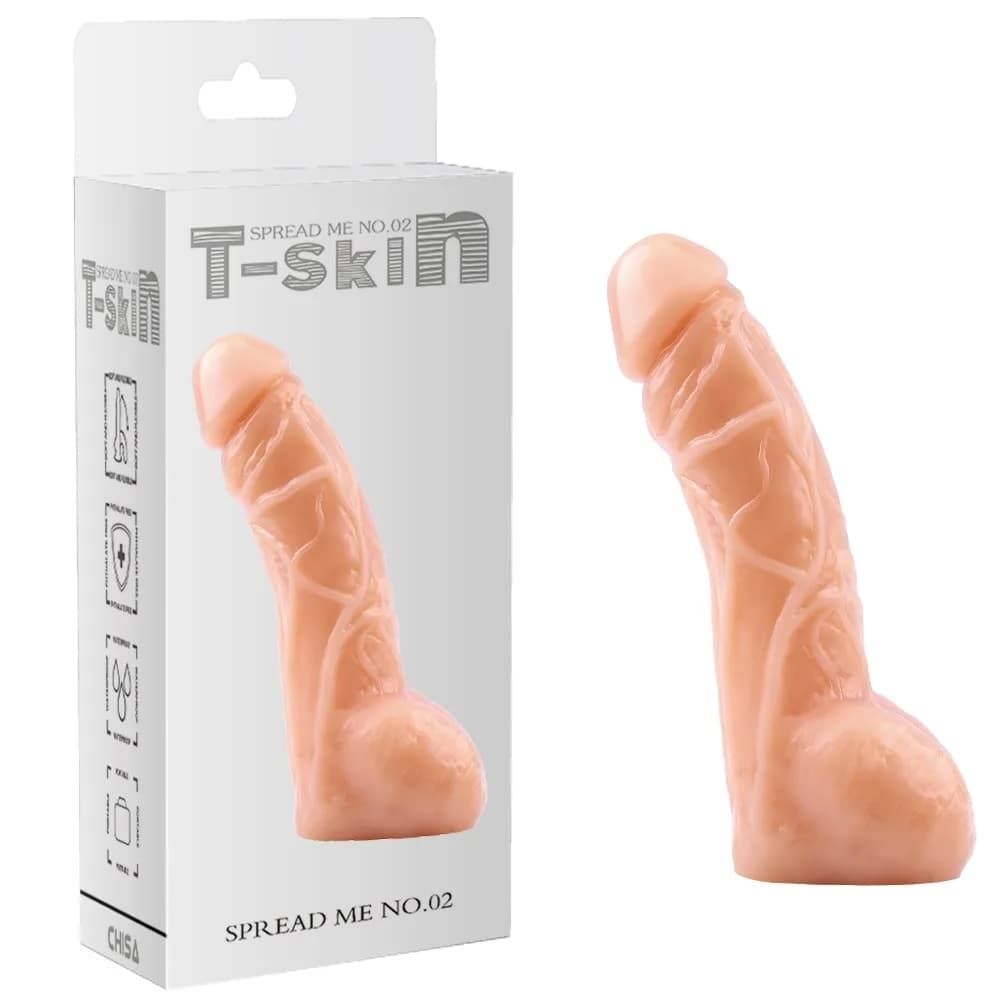 Фалоімітатор T-skin Spread Me No. 02, тілесний