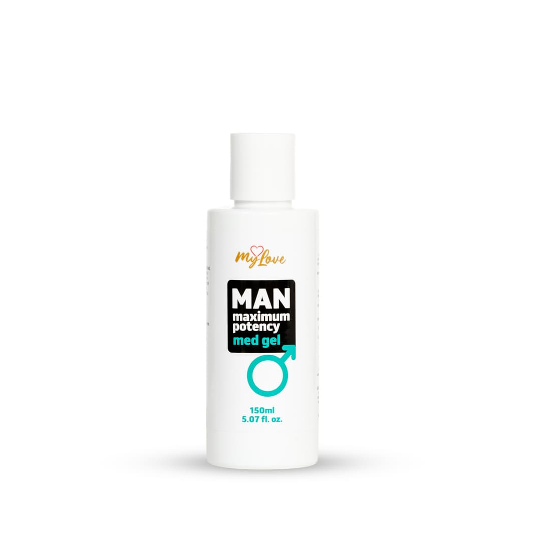 Інтимний гель для чоловіків для посилення потенції MyLove Man Maximum Potency Med Gel, 150 мл
