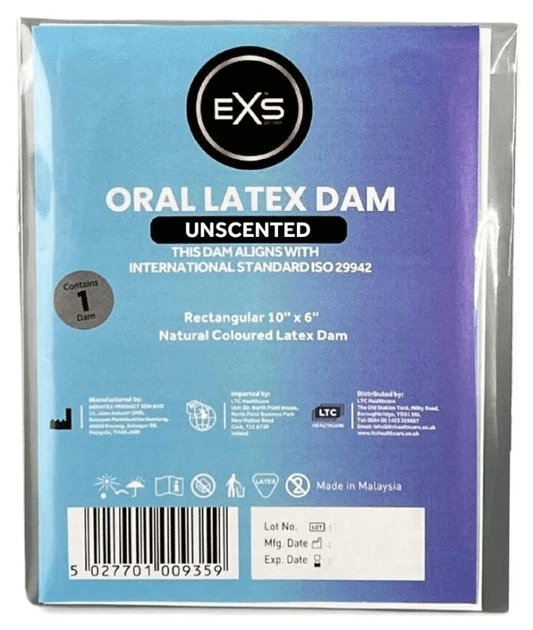 Латексна серветка для орального сексу EXS Oral Latex Dam Unscented