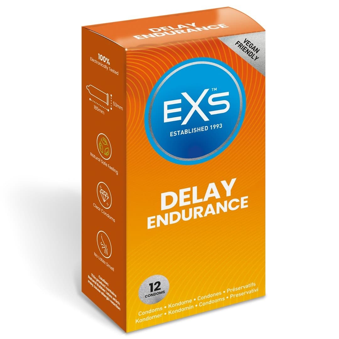 Презервативи EXS Delay, пролонгуючі, 12 шт