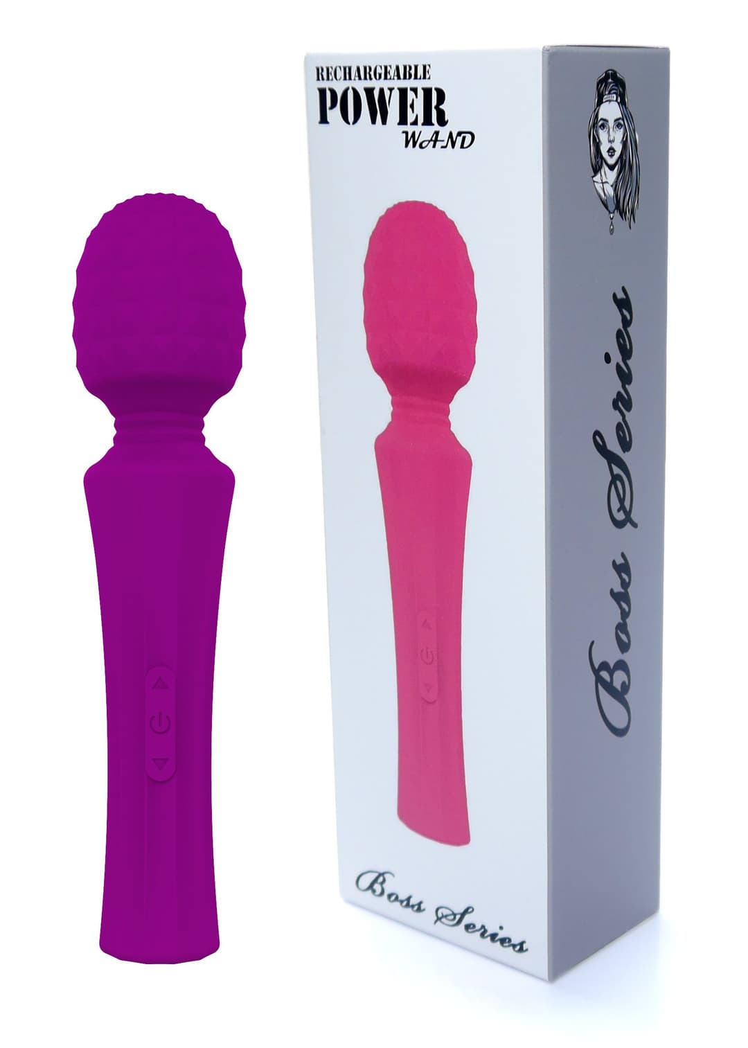 Вібромасажер Rechargeable Power Wand Purple