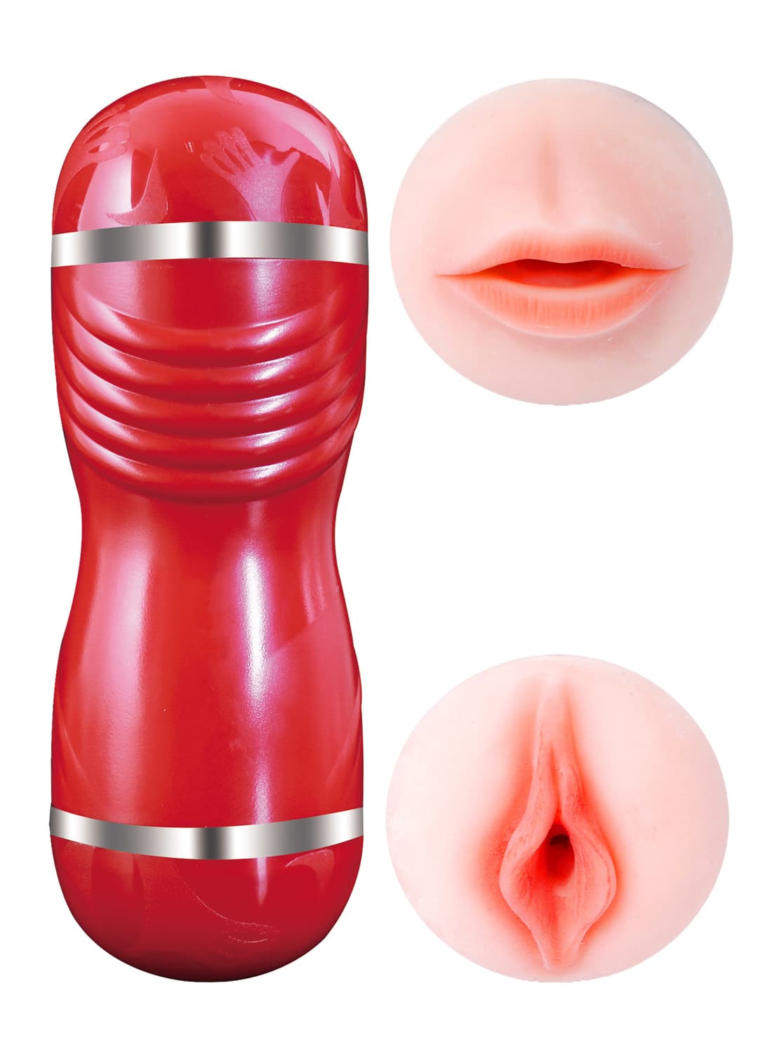 Мастурбатор Cleo Double Delight 3.0, тілесний