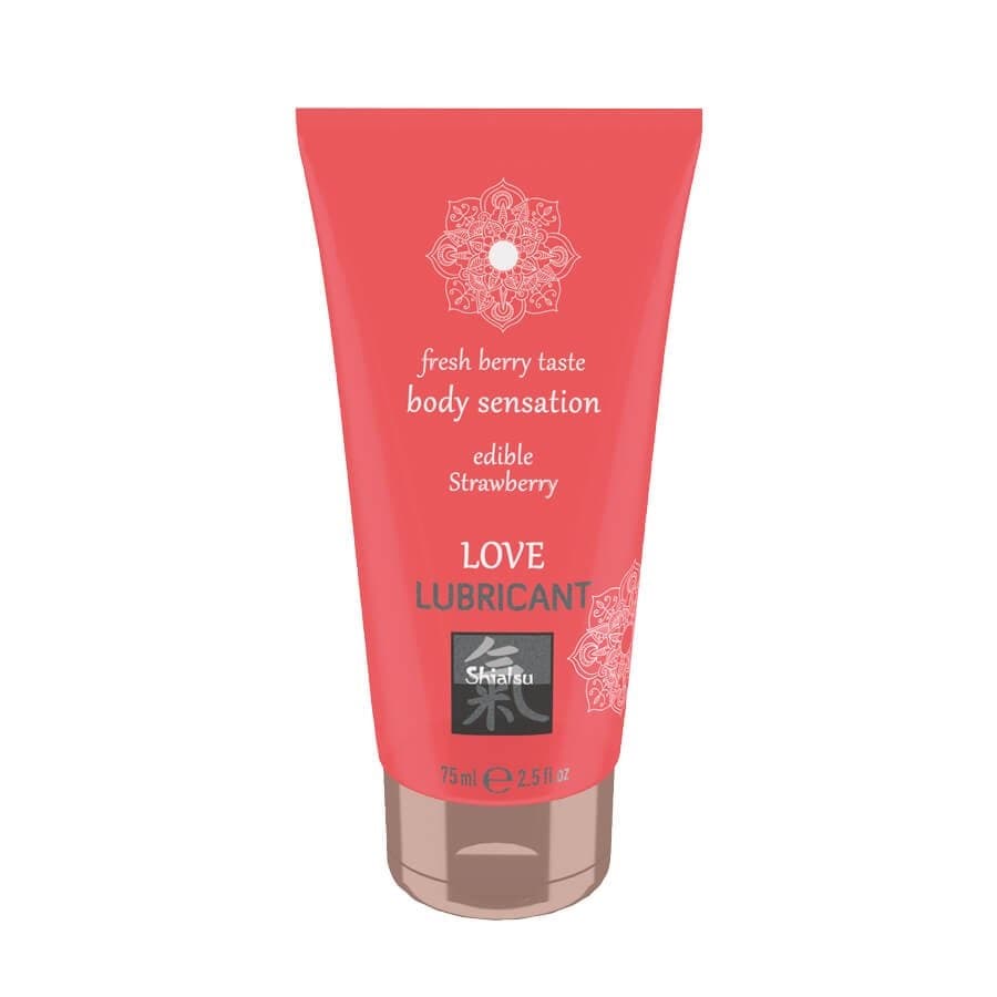 Лубрикант Shiatsu Love lubricant edible Strawbarry — фото 1