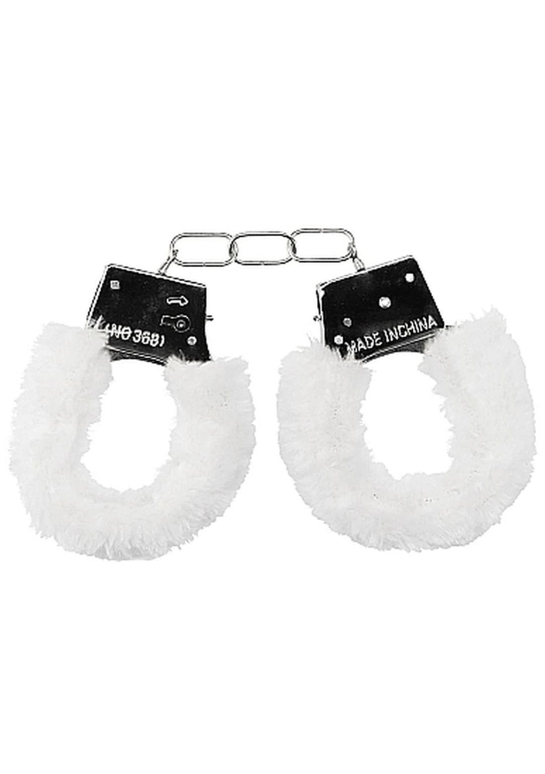 Наручники Beginners Handcuffs Furry - White