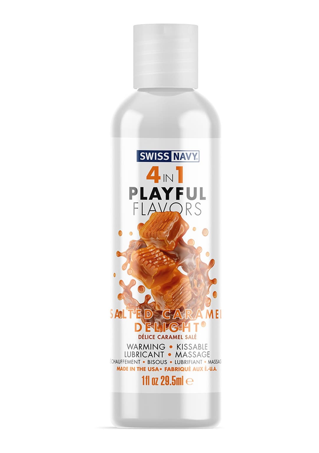 Лубрикант Swiss Navy 4 в 1 Playful Flavors Salted Caramel Delight, 30 мл