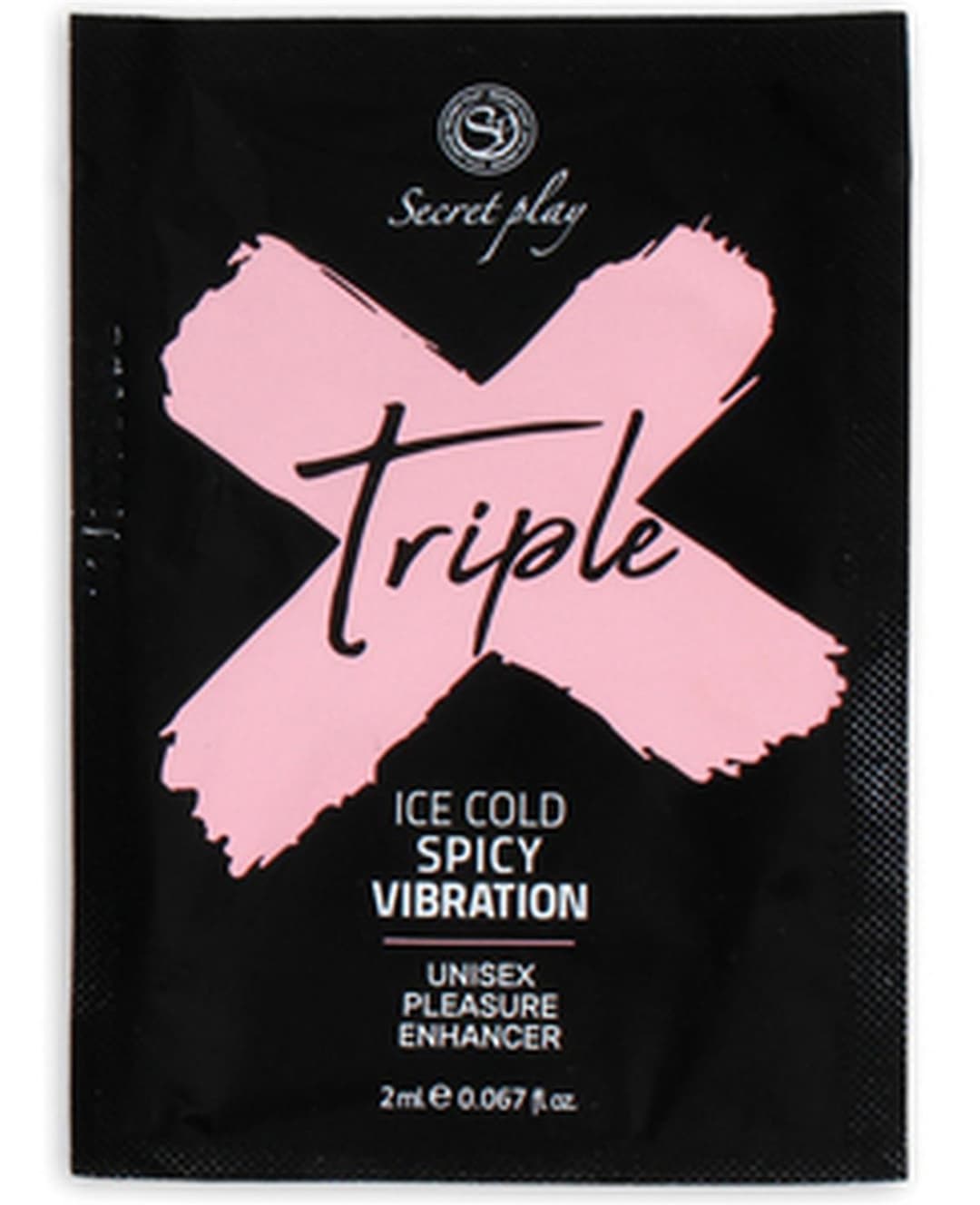 Збуджуючий гель з ефектом вібрації Secret Play Triple X Icy Cold Spicy Vibration, 2 мл