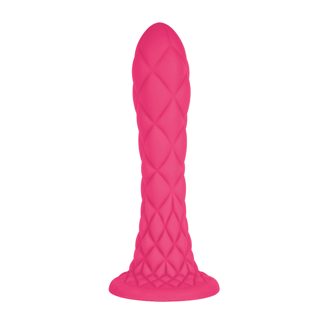 Фалоімітатор Silexd Liquid Silicone Fantasy Dreamy Size 7, рожевий
