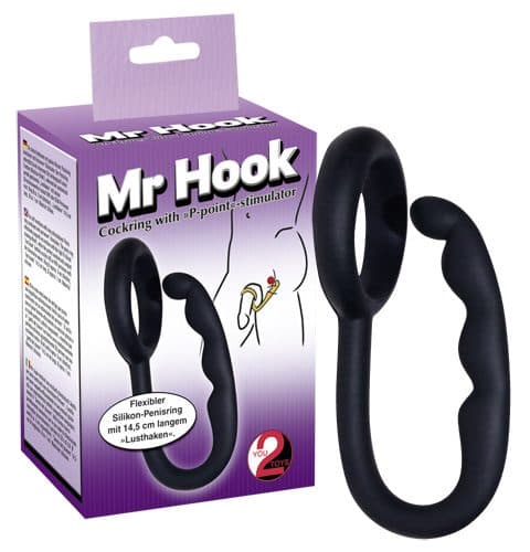 Анальна пробка You2Toys Mr. Hook, чорна