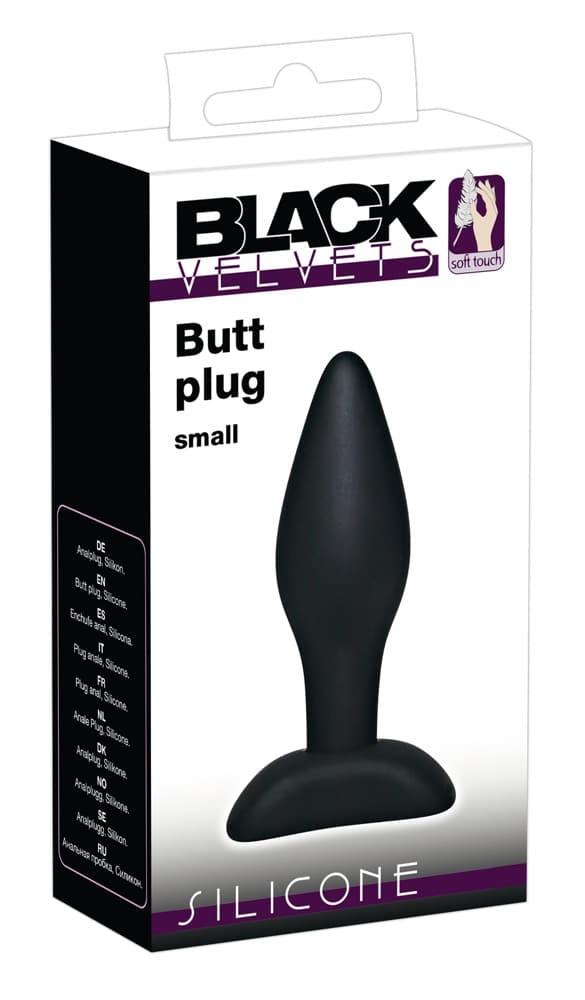 Анальна пробка Black Velvets Small, маленька