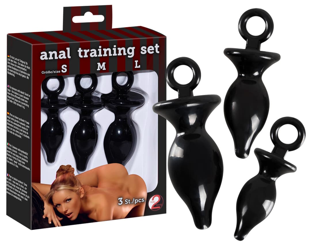 Набір анальних пробок Anal Training Set, 3 шт