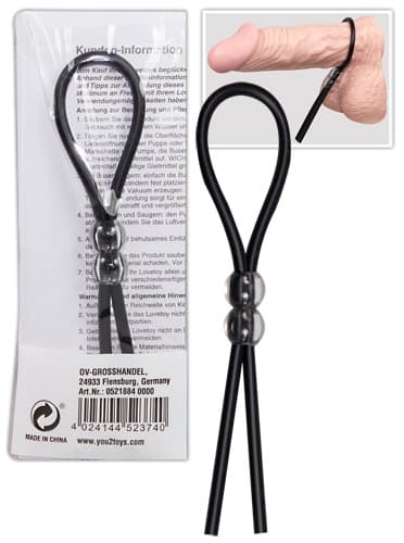 Ерекційна петля на пеніс Black Silicone Ring