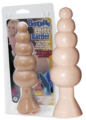 Анальний масажер NMC Bend Butt Rattler, 20 см