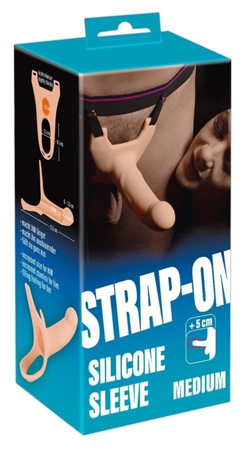 Страпон Silicone Strap-on +5cm medium