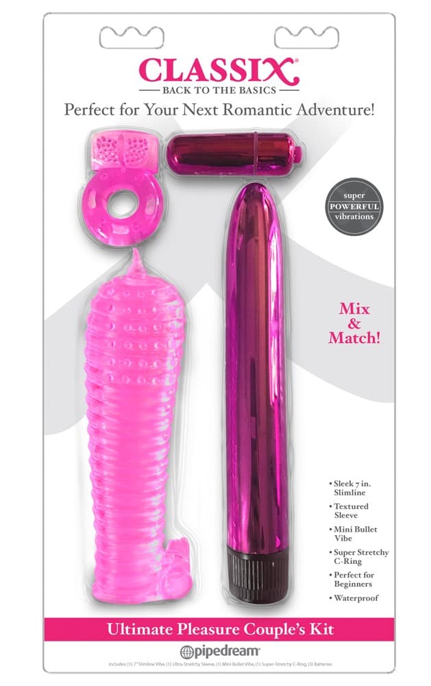 Набір з 4 іграшок Classix Ultimate Pleasure Couples Kit, рожевий