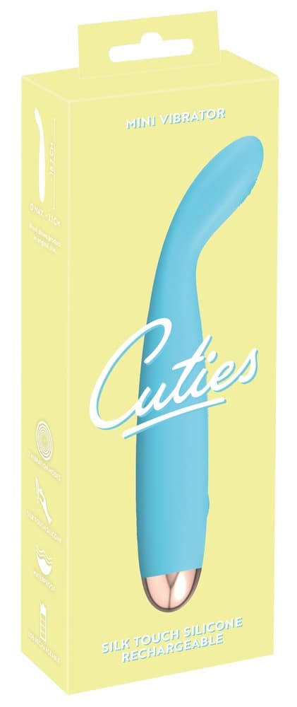 Вібратор Cuties Mini, синій