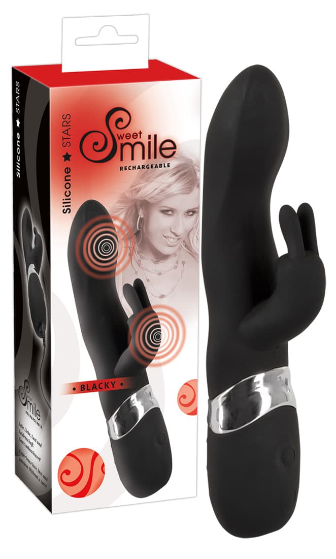 Вібратор Sweet Smile Rechargeable, чорний