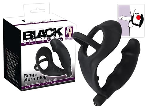 Анальна пробка BV Ring + vibro plug
