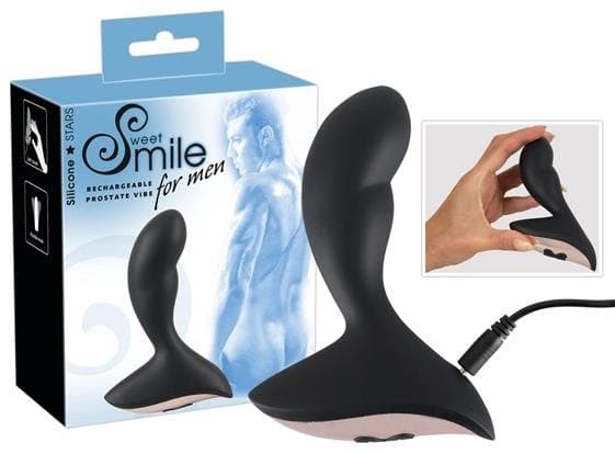 Вібростимулятор простати Smile Rechargeabe Prostate Vibe, чорний