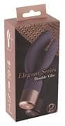 Вібратор Elegant Series Double Vibe, фіолетовий