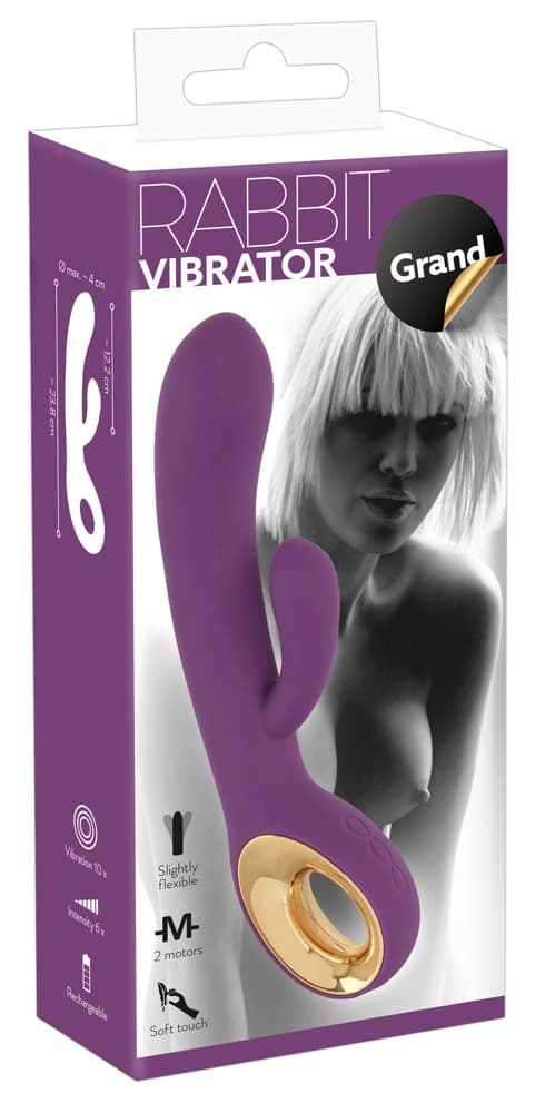 Вібратор Rabbit Grand, фіолетовий
