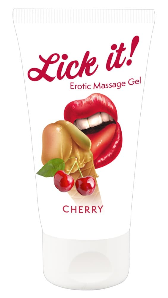 Лубрикант оральний Lick It! Cherry, вишня, 50 мл