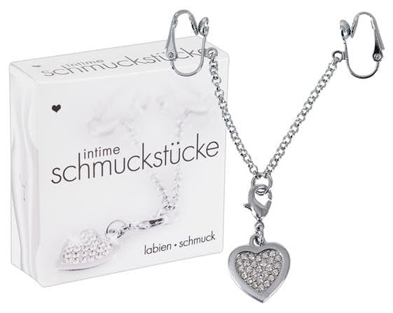 Затискач для клітора Intimate, ланцюжок у формі серця