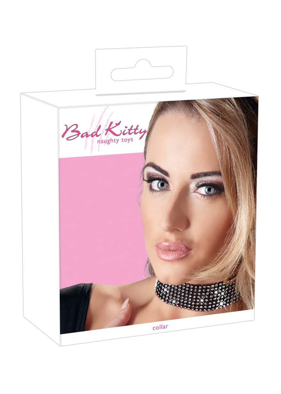 Нашийник Bad Kitty Halsband Strass