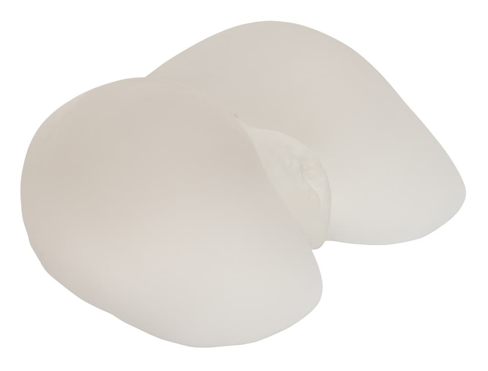 Штучна вагіна і анус з вібрацією Crystal Clear Pussy & Ass, прозора — фото 1