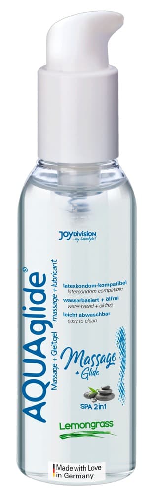 Лубрикант AQUAglide Massage+Glide Lemongrass, 200ml