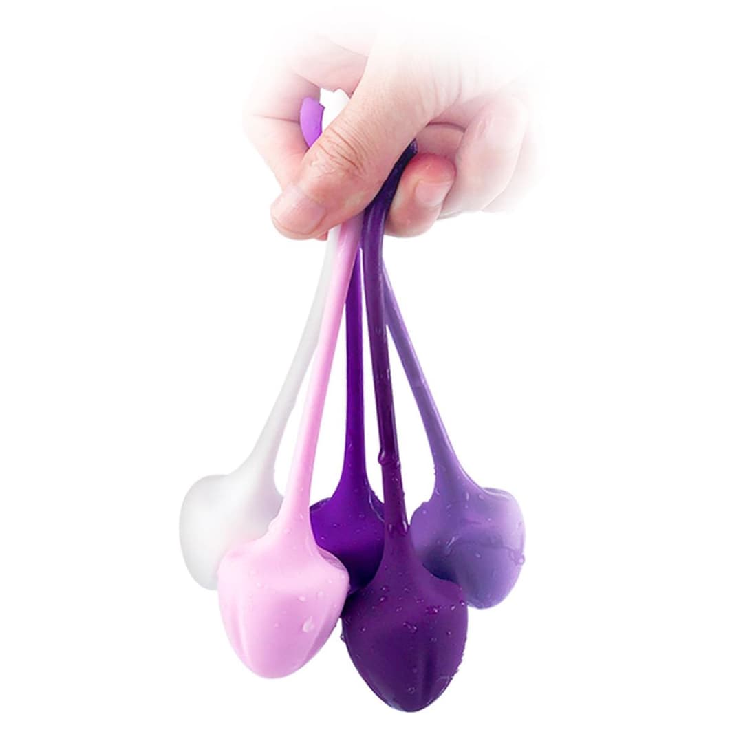 Набір вагінальних кульок Boss Series Purple Virgo, різнокольоровий