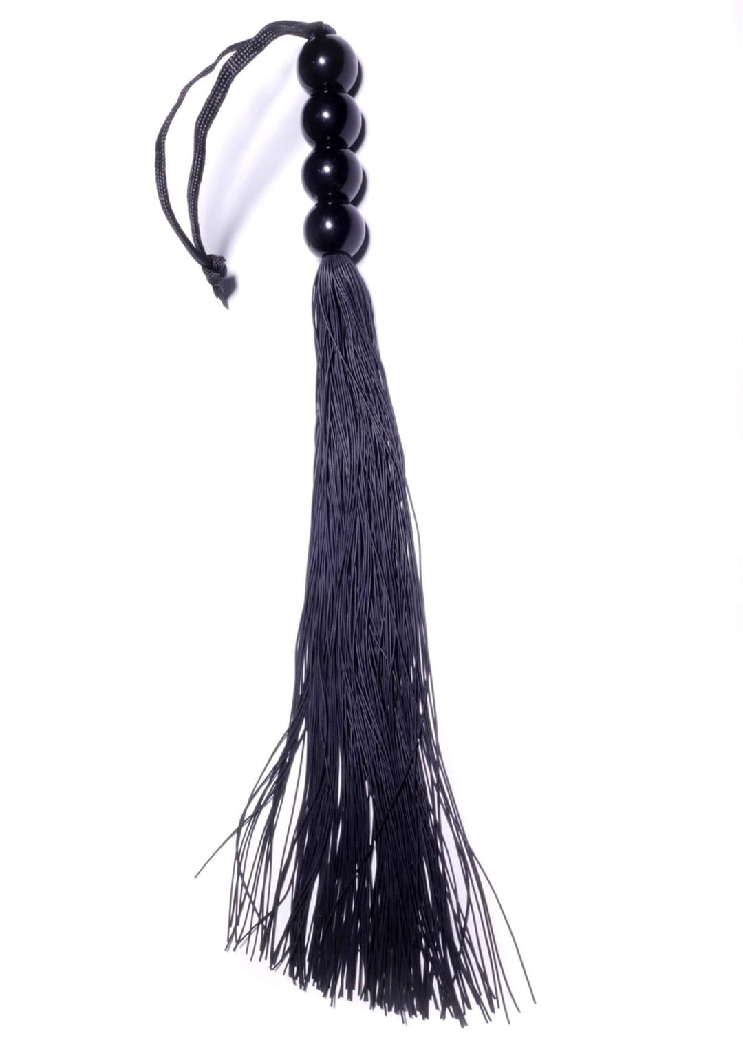 Батіг Silicone Whip, Fetish Boss Series, 35,5 см, чорний