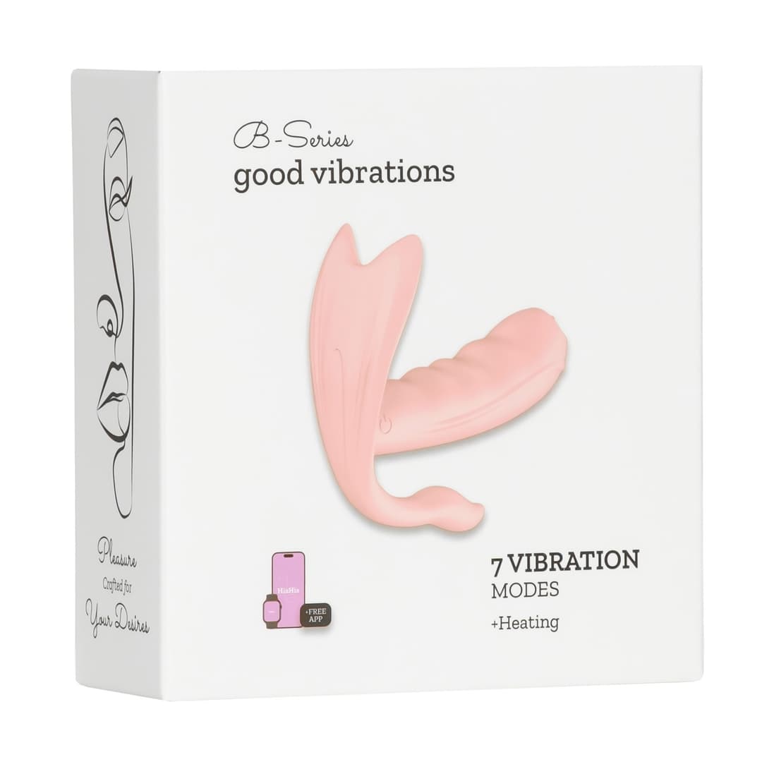 Силіконовий вібратор B-Series Silicone Panty, з функцією нагріву