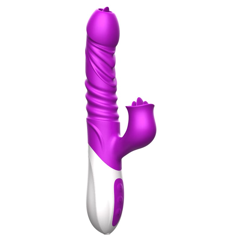 Вібратор кролик B - Series Fox Silicone Vibrator, з підігрівом, рожевий