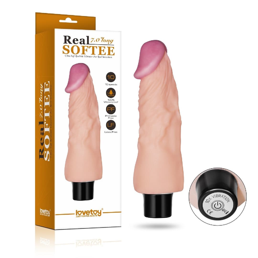 Вібромасажер DILDO 7 REAL SOFTEE